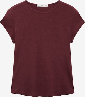 Tricou 'JANI' de la MANGO pe roșu: față