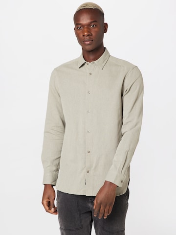 Only & Sons - Ajuste regular Camisa 'BAIN' en gris: frente