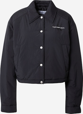 Calvin Klein Jeans Between-Season Jacket in Black: front