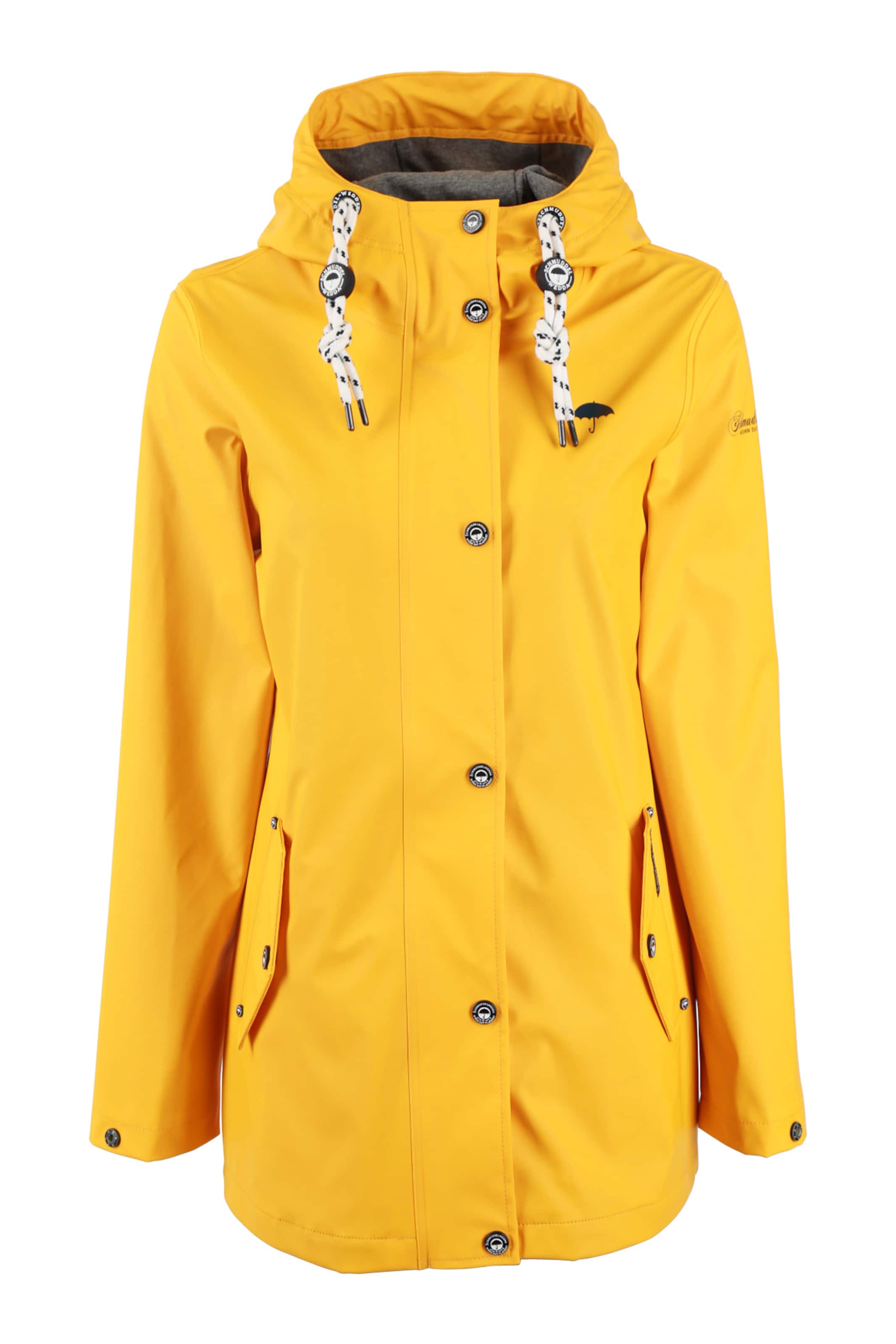 Schmuddelwedda Funkcionalna jakna | rumena barva: sprednja stran