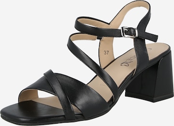 Sandales à lanières CAPRICE en noir : devant