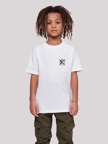 T-Shirt 'Disney Winnie The Pooh Not Honey' F4NT4STIC en blanc : devant