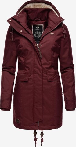 Ragwear Winter Parka 'Tunned' in Red