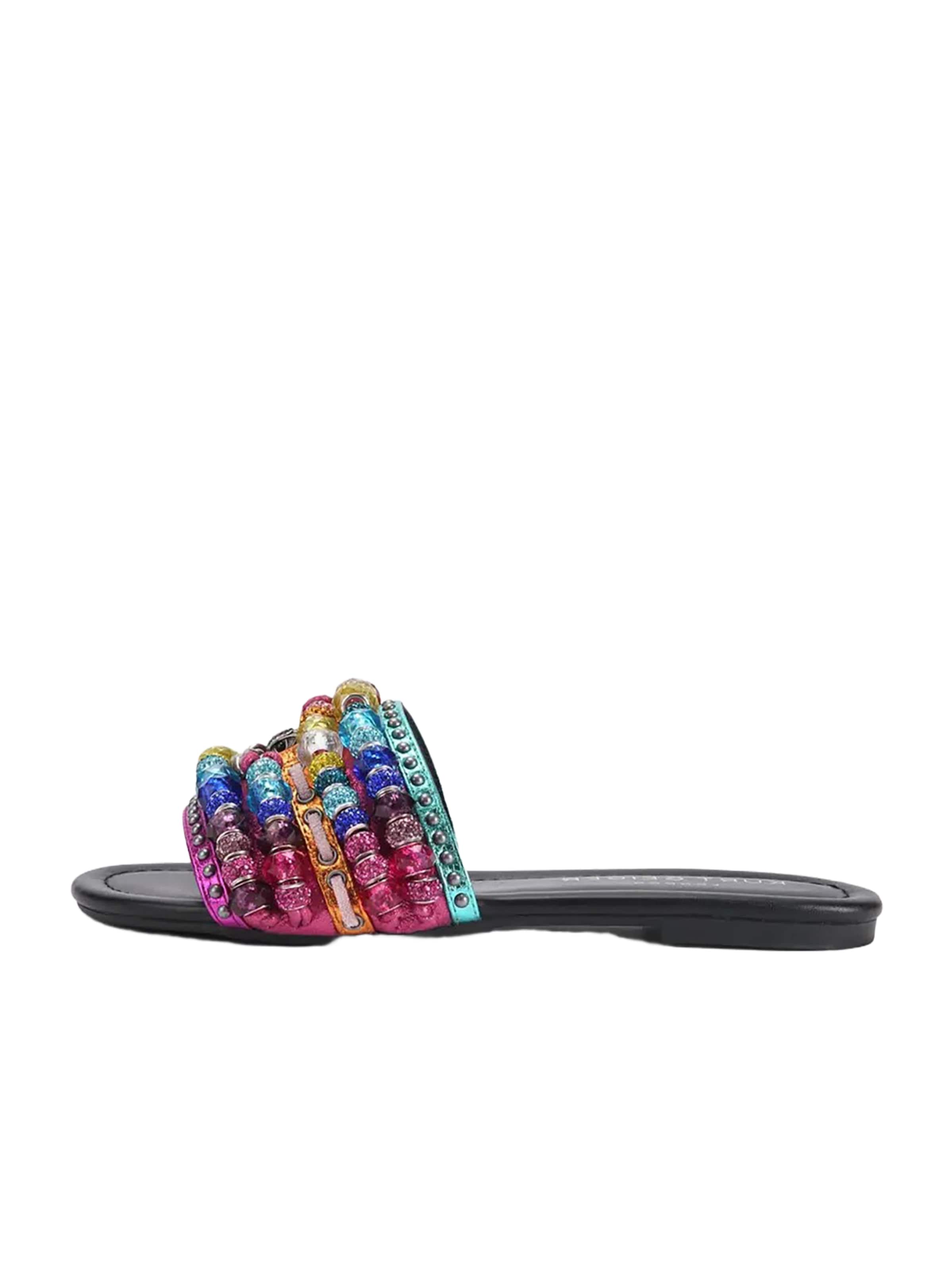 Kurt Geiger - Sandália em mistura de cores: frente