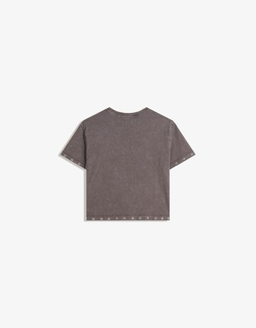 Bershka T-Shirt in Braun