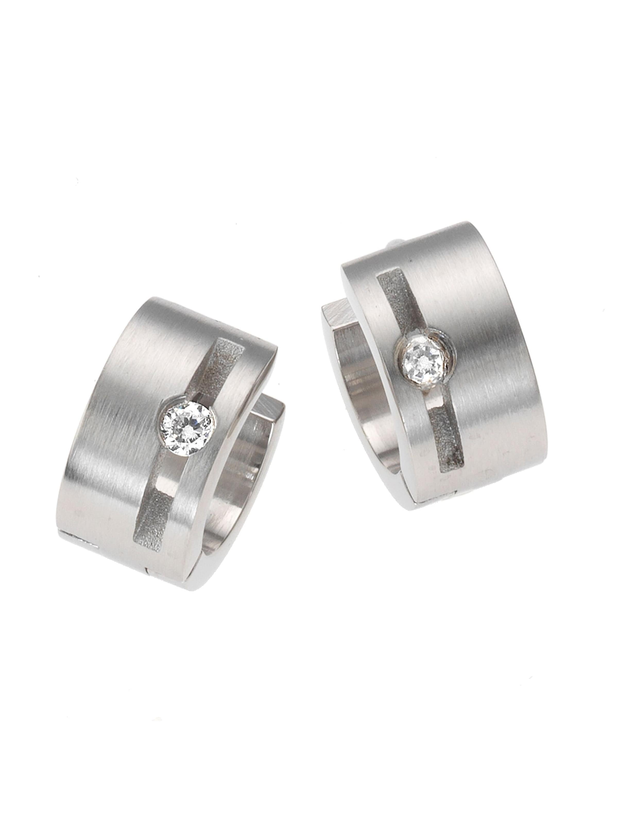 Zeeme Boucles d'oreilles en argent, Vue avec produit