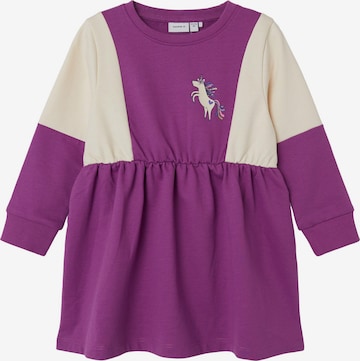 NAME IT - Vestido 'NILA' em roxo: frente