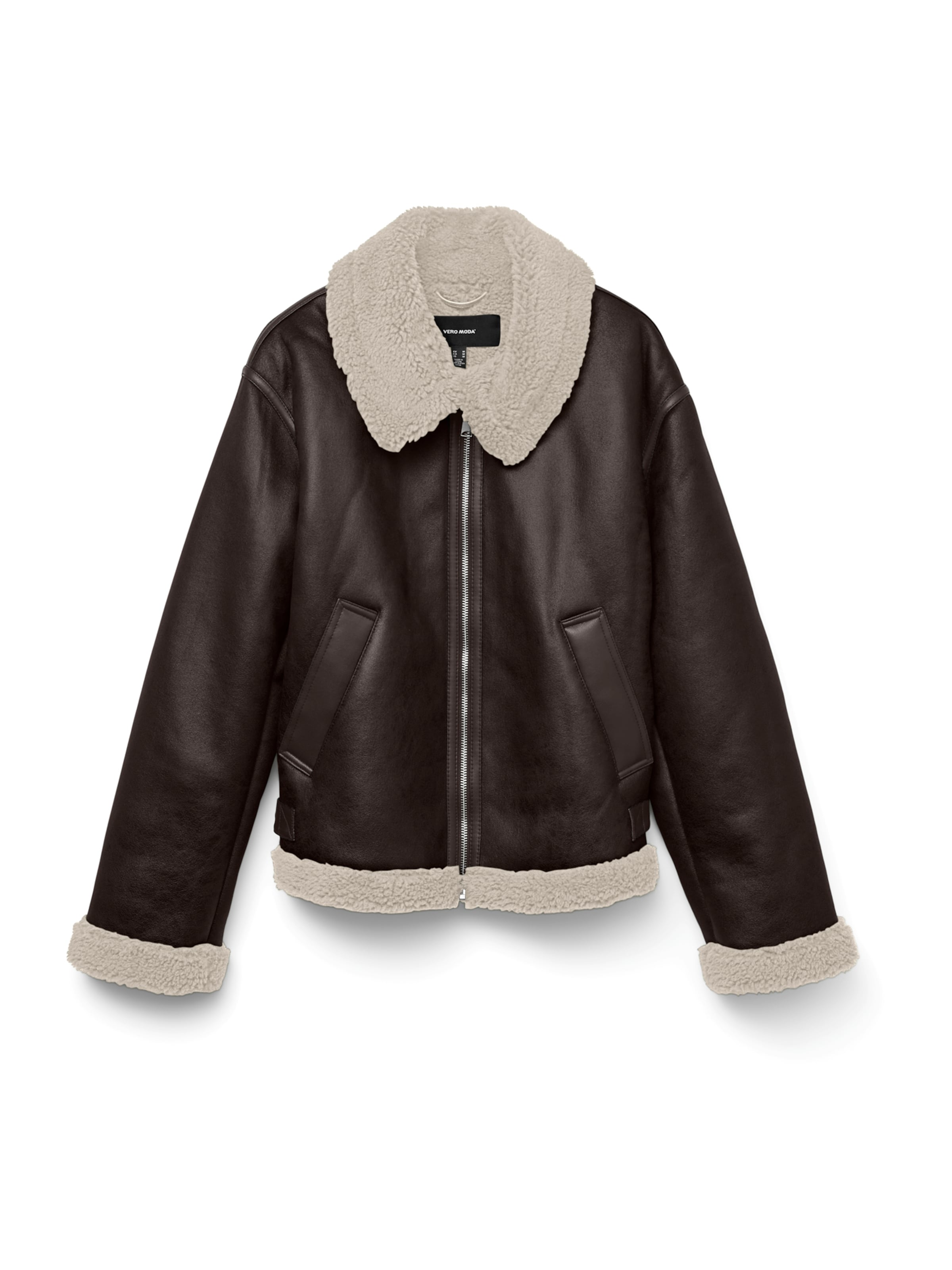 VERO MODA Jacke 'VMVIRGINIA' in Braun: Vorderseite