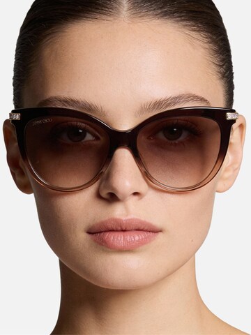 Occhiali da sole 'AXELLE/G/S' di JIMMY CHOO in marrone: frontale