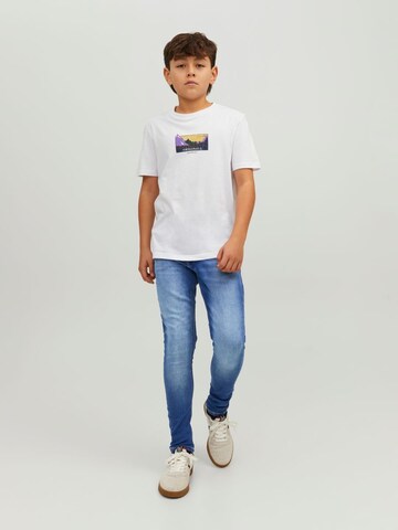 Jack & Jones Junior Slimfit Farkut 'Liam' värissä sininen