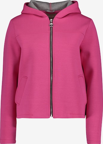 Amber & June Zip-Up Hoodie in Pink: front