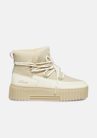s.Oliver Snowboots in Beige: Vorderseite
