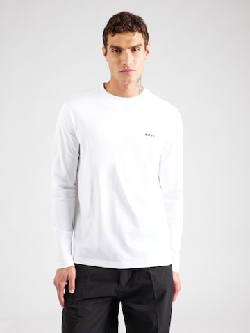 Tricou de la BOSS pe alb: față
