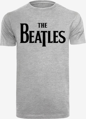 F4NT4STIC Shirt \'The Beatles Band Drop T Logo Black\' in Grau | ABOUT YOU