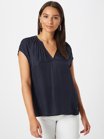 TOMMY HILFIGER Blouse in Blauw: voorkant