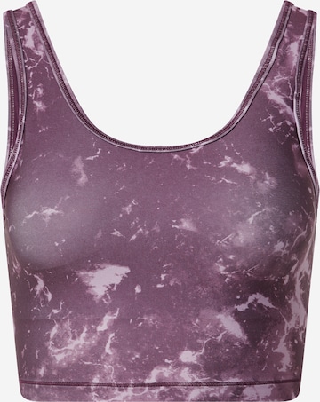 Marika Bustier Sport-BH 'LAYLA' in Lila: predná strana