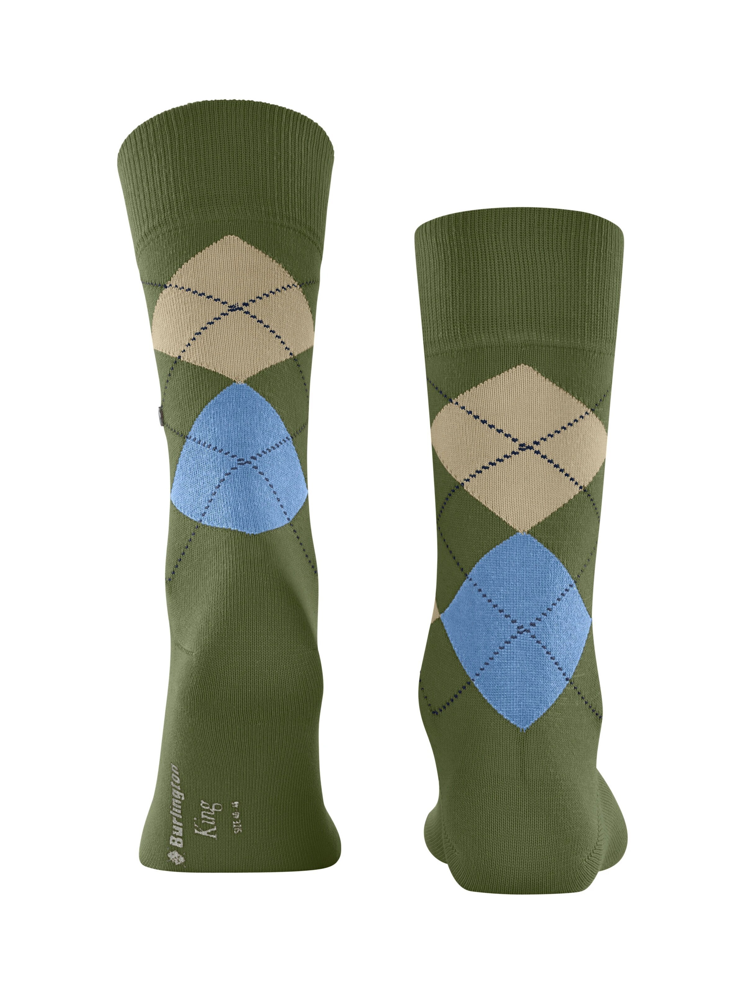 BURLINGTON Socks 'King' in Green