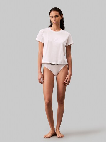 Chemise de nuit Calvin Klein Underwear en blanc