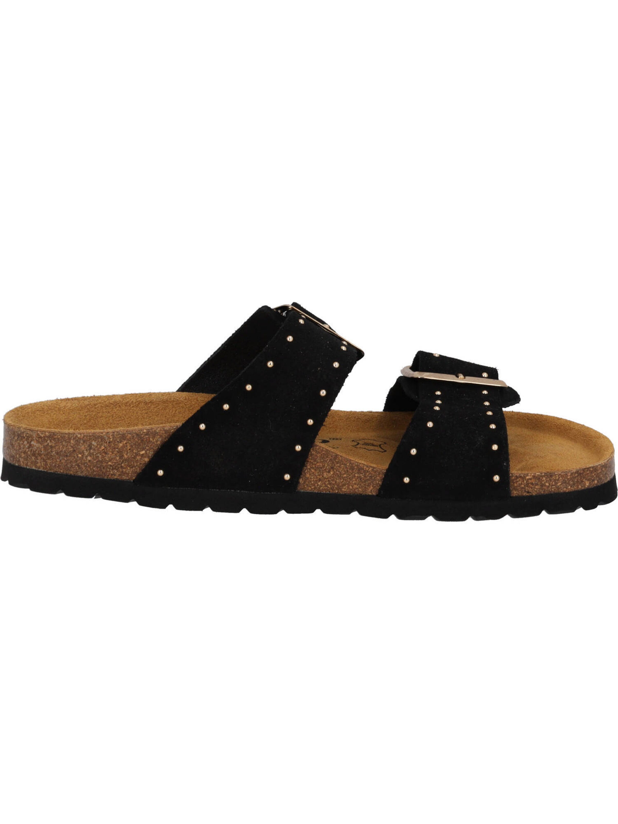 Palado by Sila Sahin Pantofle 'Samos Glint' – černá