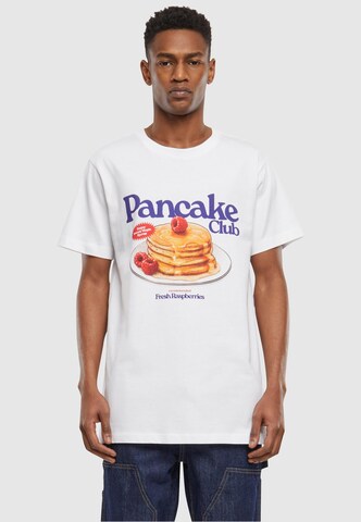 Mister Tee Shirt 'Pancake' in White: front