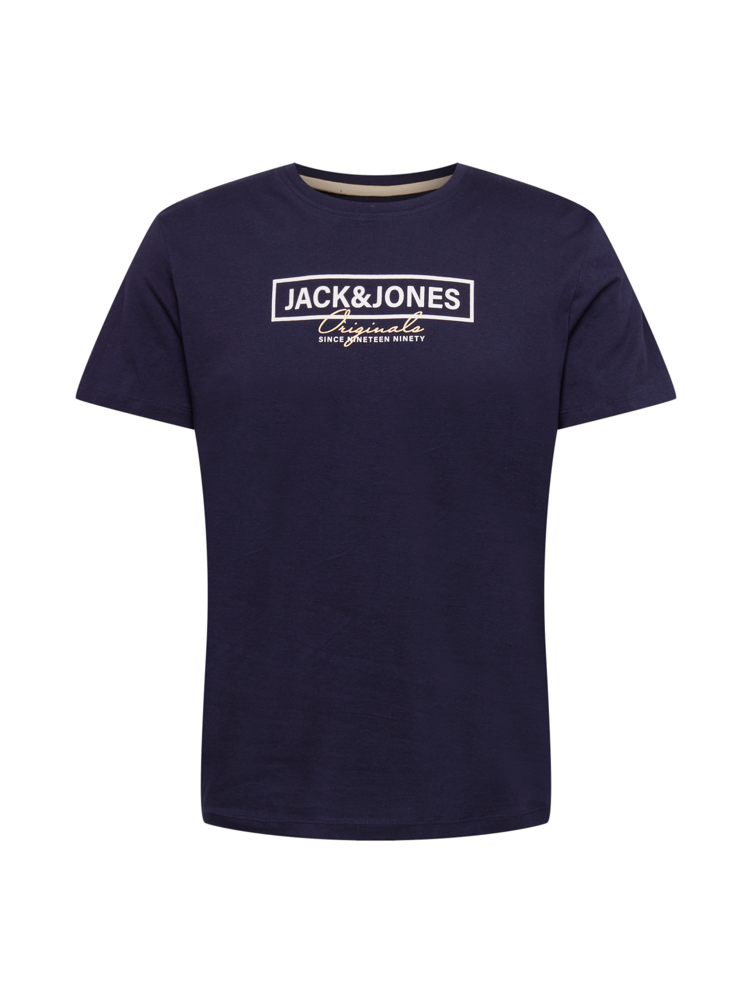 Koszulki Mężczyźni JACK & JONES Koszulka FABIAN w kolorze Granatowym 