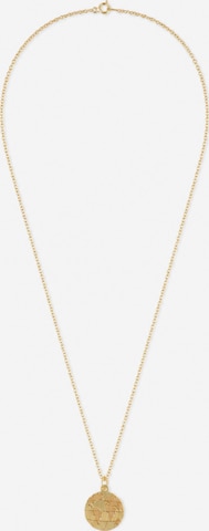 Fräulein Wunder - Colar 'Weltkugel - Sterling Silber' em ouro: frente