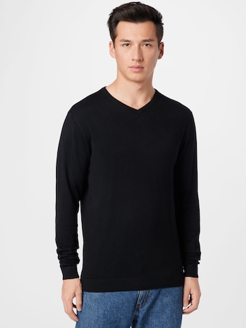 Petrol Industries Sweater in Black: front