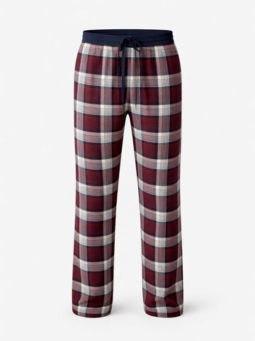 Pantaloncini da pigiama 'Pantoneclo Men’s Night Wear Long Pajama' di PANTONECLO in rosso: frontale
