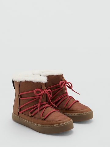 MANGO KIDS Snowboots 'ZURIC' in Braun