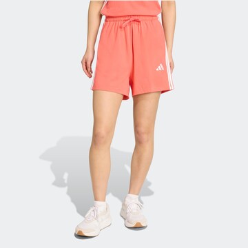 ADIDAS SPORTSWEAR Regular Workout Pants 'Essentials' in Pink: front