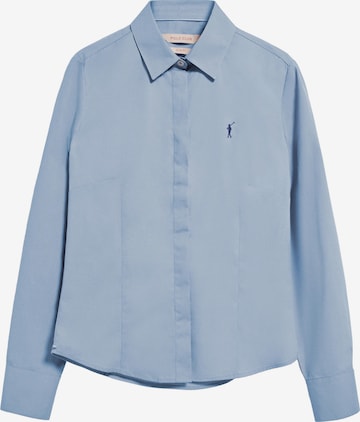 Polo Club Bluse in Blau: Vorderseite