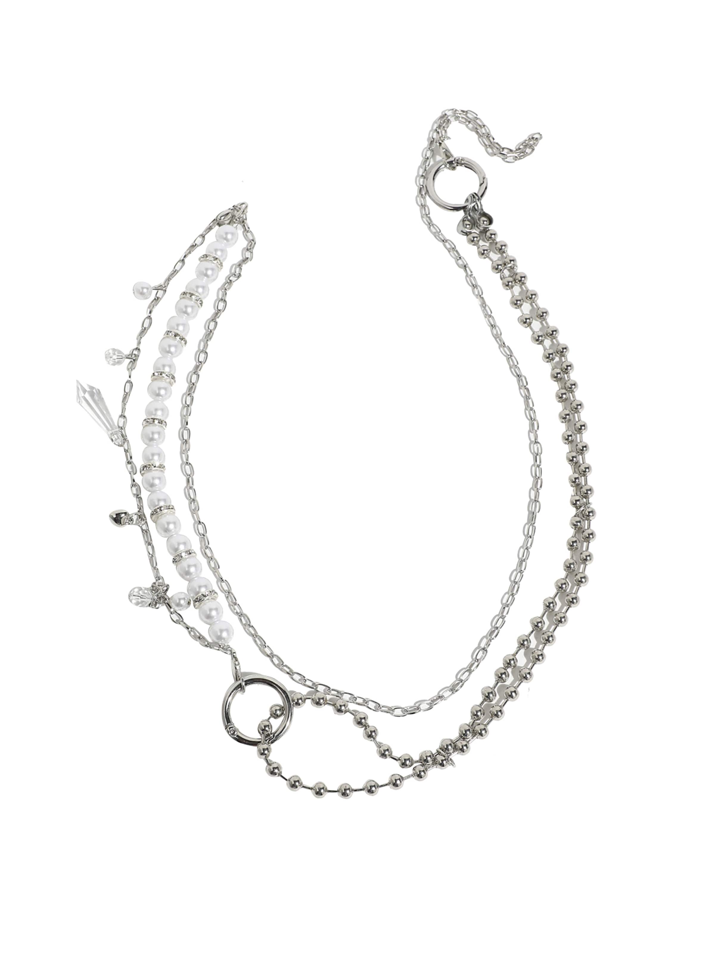 SOHI Řetízek ' Midge ' – stříbrná: přední strana