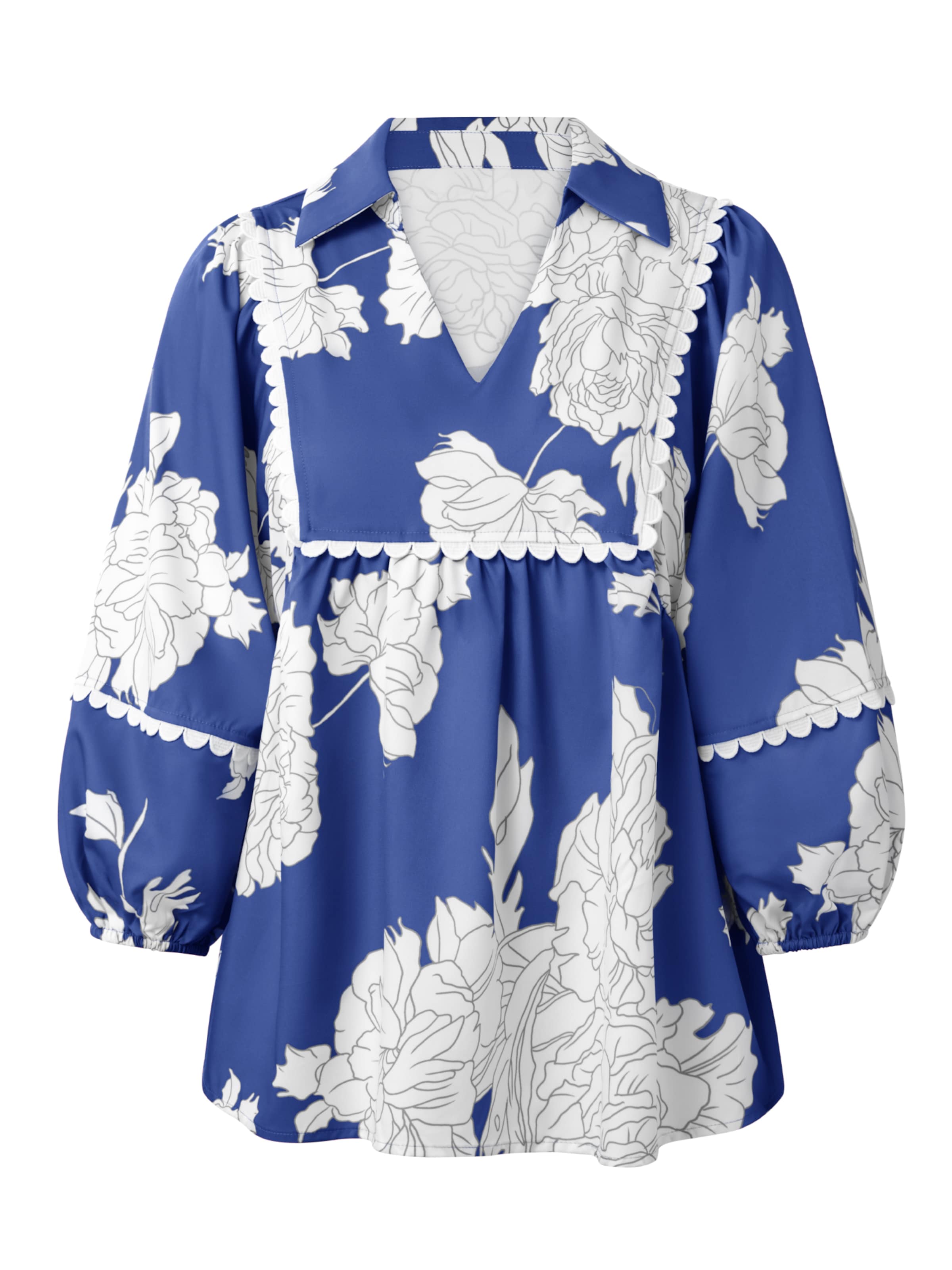 Imily Bela Блуза в синьо: отпред