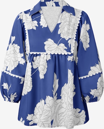 Imily Bela - Blusa en azul: frente