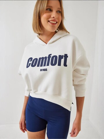 Bianco Lucci Sweatshirt 'Sweatshirts'‌‌‌‌‌‌‌‌‌‌ in Weiß: Vorderseite