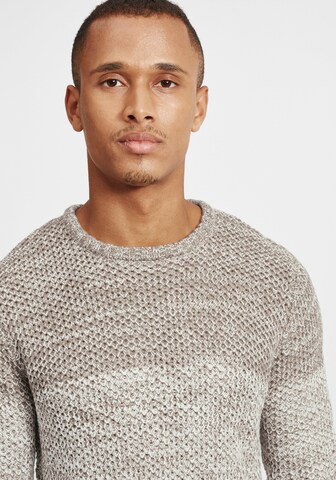 !Solid Strickpullover 'Ayton' in Grau