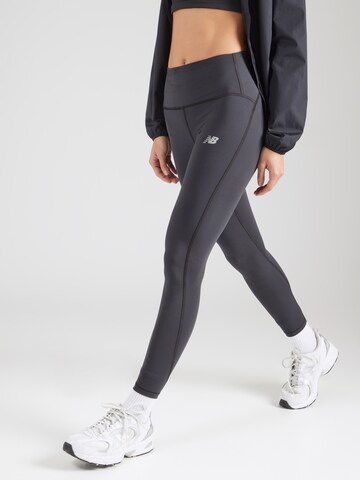 new balance Skinny Παντελόνι φόρμας σε μαύρο: μπροστά