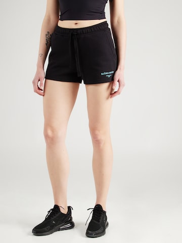 BJÖRN BORG Regular Спортен панталон 'ESSENTIAL' в черно: отпред
