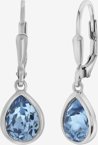 Boucles d'oreilles Lucardi en argent : devant