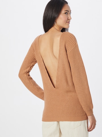 Nasty Gal Pullover 'Wine and Dine' in Beige