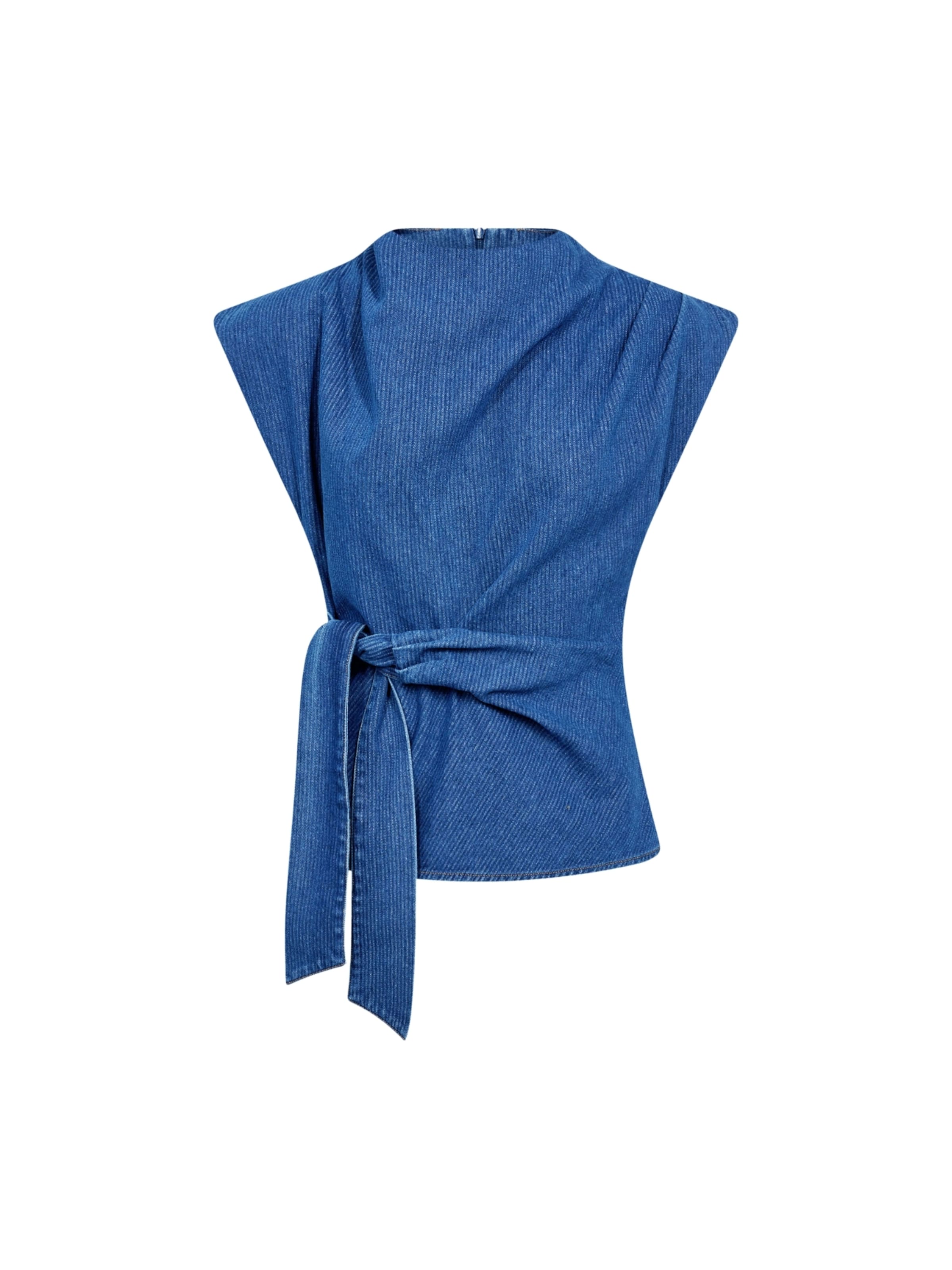 Camicia da donna 'Kimmi' di co'couture in blu: frontale