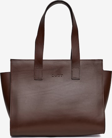 Cabas 'Leather Tote Dark Brown Aspen Collection' THE DUST COMPANY en marron : devant