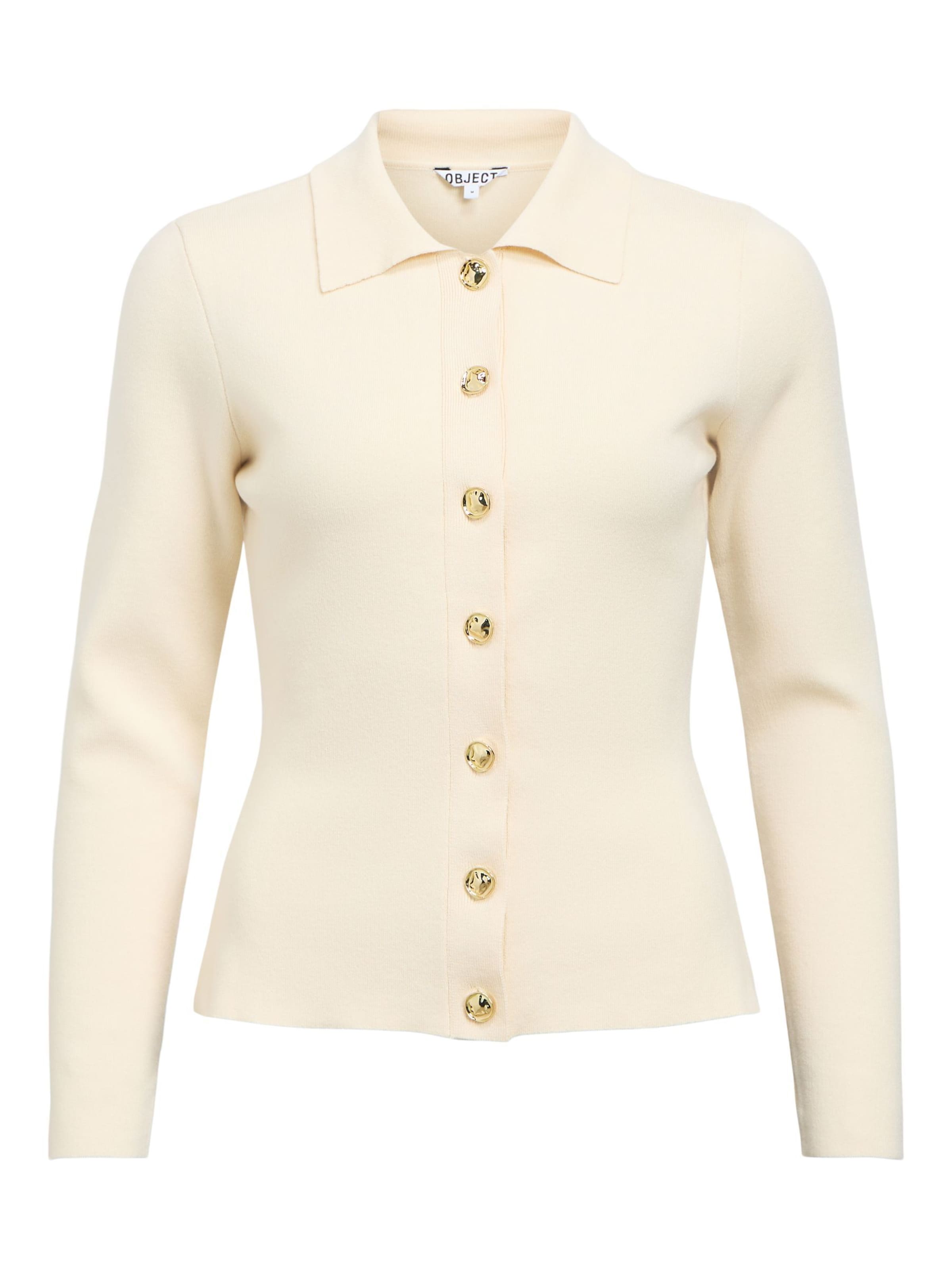 OBJECT Knit Cardigan 'OBJReynard' in Champagne, Item view