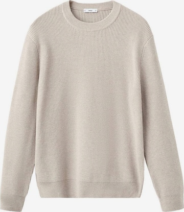 MANGO MAN Pullover 'Parky' in Beige: Vorderseite