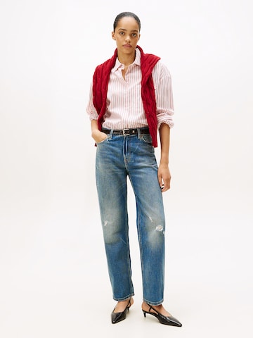 Chemisier TOMMY HILFIGER en rouge