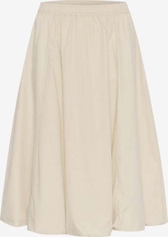 Jupe 'Sunna' My Essential Wardrobe en beige : devant