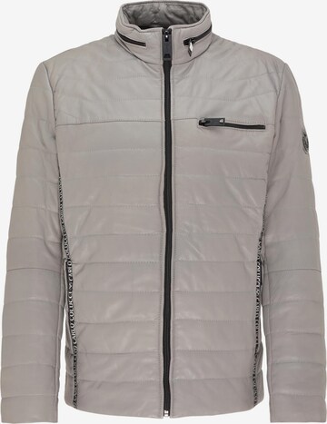 Carlo Colucci Between-Season Jacket 'Gulf' in Grey: front