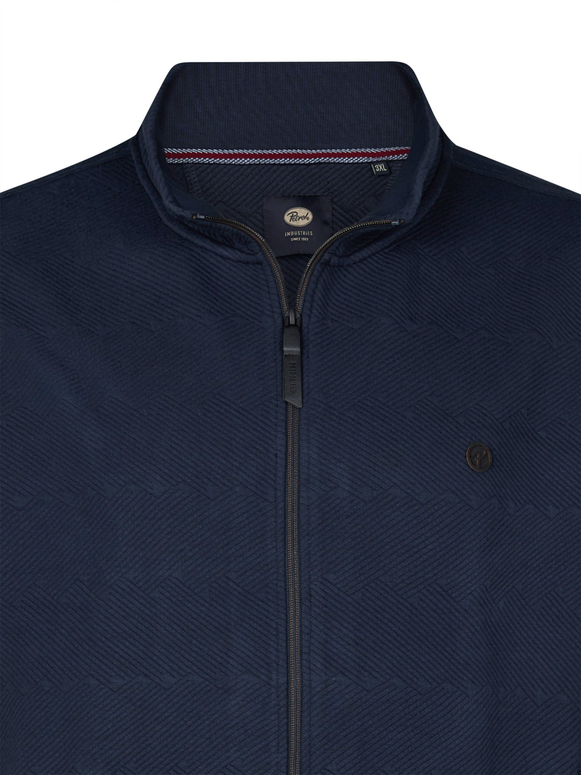 Petrol Industries Кофта на молнии в Синий