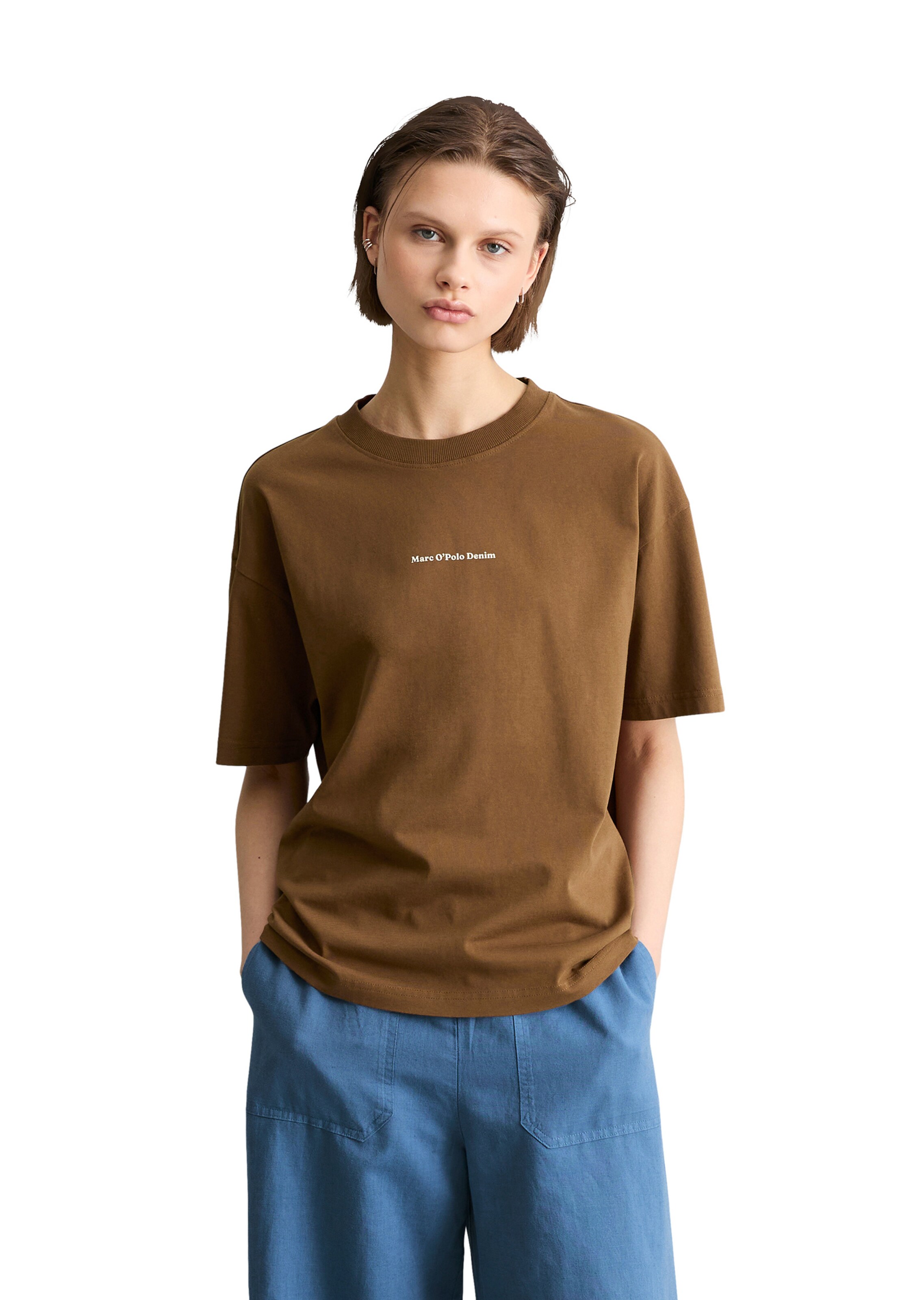 Marc O'Polo DENIM Shirt in Brown: front