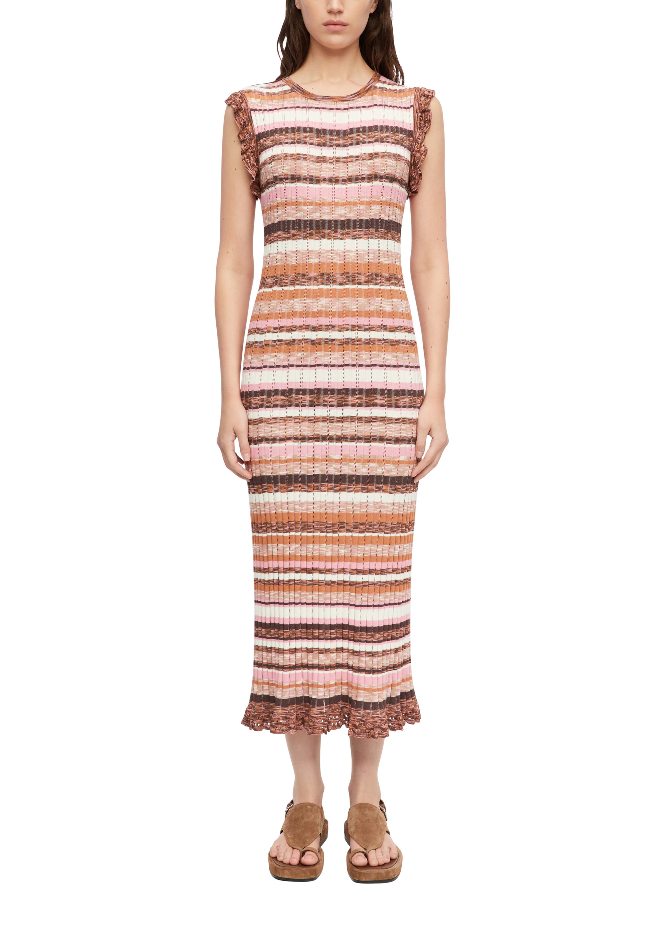 COMMA Kleid in Beige